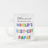 Anders gekend beste papieren overhemden en cadeaus matglas koffiemok (Links)