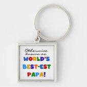 Anders gekend beste papieren overhemden en cadeaus sleutelhanger (Voorkant)