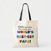 Anders gekend beste papieren overhemden en cadeaus tote bag (Voorkant)