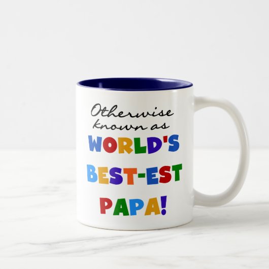 Anders gekend beste papieren overhemden en cadeaus tweekleurige koffiemok (Rechts)
