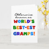Anders Genoemd geworden best-est-Beste Gramps Kaart (Gele Bloem)