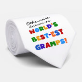 Anders Genoemd geworden best-est-Beste Gramps Stropdas (Opgerold)