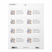 Anders genoemd geworden best-est-Beste Memaw van Etiket (Full Sheet)