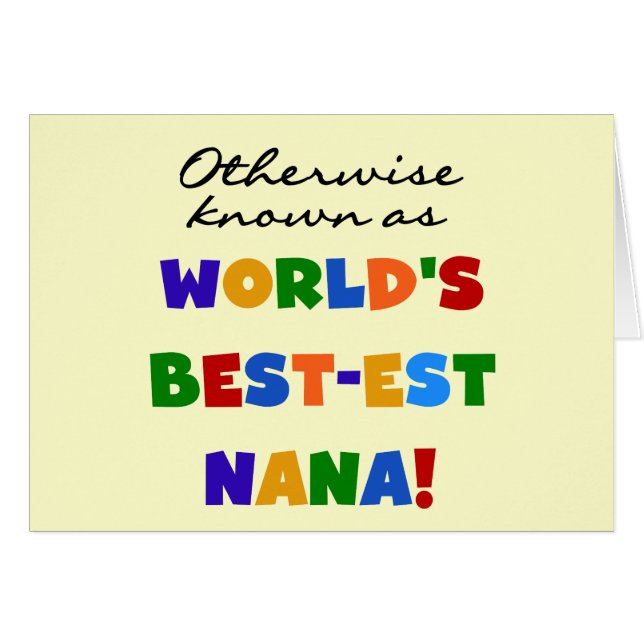 Anders Genoemd geworden best-est-Beste Nana (Voorkant Horizontaal)