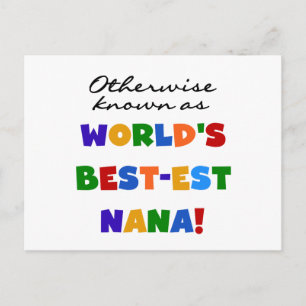 Anders Genoemd geworden best-est-Beste Nana Briefkaart