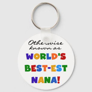 Anders Genoemd geworden best-est-Beste Nana Tshirt Sleutelhanger