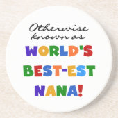 Anders Genoemd geworden best-est-Beste Nana Zandsteen Onderzetter (Voorkant)