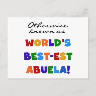 Anders Genoemd geworden Giften van Abuela van het Briefkaart