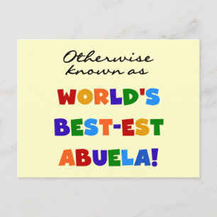 Anders Genoemd geworden Giften van Abuela van het Briefkaart
