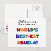 Anders Genoemd geworden Giften van Abuela van het Briefkaart (Voorkant / Achterkant)