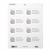 Anders Genoemd geworden Giften van Abuela van het Etiket (Full Sheet)