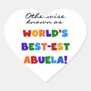 Anders Genoemd geworden Giften van Abuela van het Hart Sticker