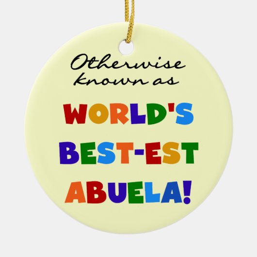 Anders Genoemd geworden Giften van Abuela van het Keramisch Ornament (Voorkant)