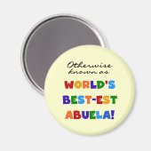 Anders Genoemd geworden Giften van Abuela van het Magneet (Voorkant / Achterkant)