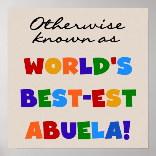 Anders Genoemd geworden Giften van Abuela van het Poster (Voorkant)