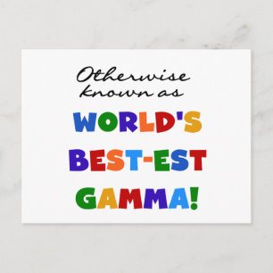 Anders Genoemd geworden Giften van de Gamma's van Briefkaart