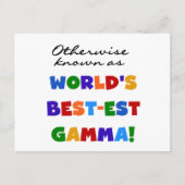 Anders Genoemd geworden Giften van de Gamma's van Briefkaart (Voorkant)