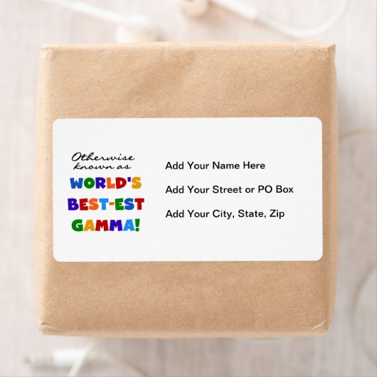 Anders Genoemd geworden Giften van de Gamma's van Etiket (Insitu)