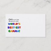 Anders Genoemd geworden Giften van de Gamma's van Visitekaartje (Achterkant)