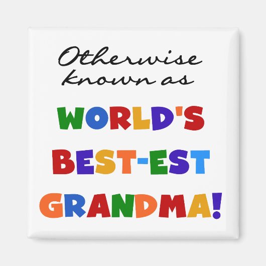 Anders Genoemd geworden Giften van de Oma van het  Magneet (Voorkant)