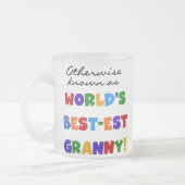 Anders Genoemd geworden Giften van de Oma van het Matglas Koffiemok (Links)