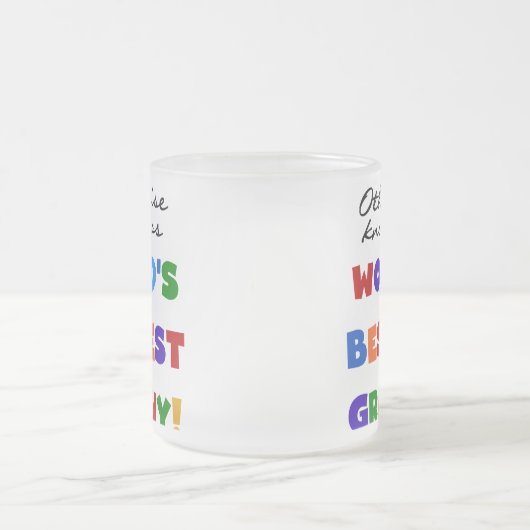 Anders Genoemd geworden Giften van de Oma van het Matglas Koffiemok (Center)