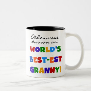 Anders Genoemd geworden Giften van de Oma van het Tweekleurige Koffiemok