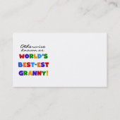 Anders Genoemd geworden Giften van de Oma van het Visitekaartje (Achterkant)