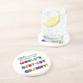 Anders Genoemd geworden Giften van de Oma van het  Zandsteen Onderzetter (Zijkant)