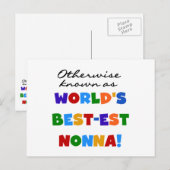 Anders Genoemd geworden Giften van de T-shirts van Briefkaart (Voorkant / Achterkant)