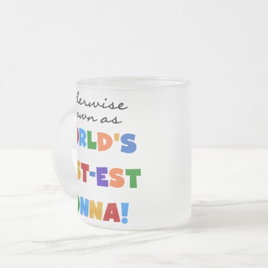 Anders Genoemd geworden Giften van de T-shirts van Matglas Koffiemok (Voorkant links)