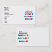 Anders Genoemd geworden Giften van de T-shirts van Visitekaartje (Voorkant / Achterkant)