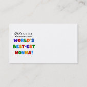 Anders Genoemd geworden Giften van de T-shirts van Visitekaartje (Achterkant)