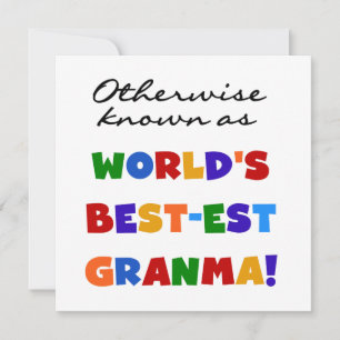 Anders Genoemd geworden Giften van Granma van het