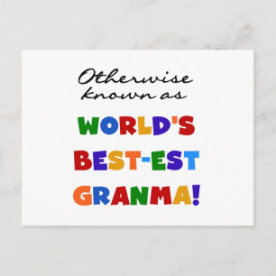 Anders Genoemd geworden Giften van Granma van het Briefkaart