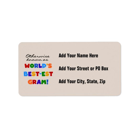 Anders Genoemd geworden Giften van het Gram van Etiket (Voorkant)