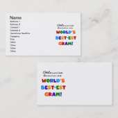 Anders Genoemd geworden Giften van het Gram van Visitekaartje (Voorkant / Achterkant)