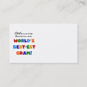 Anders Genoemd geworden Giften van het Gram van Visitekaartje (Achterkant)