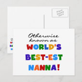 Anders Genoemd geworden Giften van Nanna van het Briefkaart (Voorkant / Achterkant)