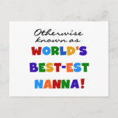 Anders Genoemd geworden Giften van Nanna van het Briefkaart (Voorkant)