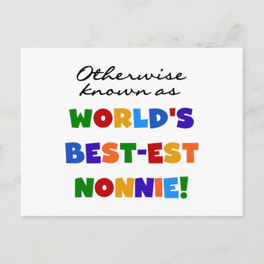 Anders Genoemd geworden Giften van Nonnie van het Briefkaart (Voorkant)
