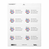 Anders Genoemd geworden T-shirts en Giften van Etiket (Full Sheet)