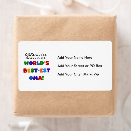 Anders Genoemd geworden T-shirts en Giften van Oma Etiket (Insitu)