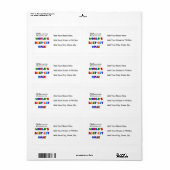 Anders Genoemd geworden T-shirts en Giften van Oma Etiket (Full Sheet)