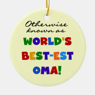 Anders Genoemd geworden T-shirts en Giften van Oma Keramisch Ornament