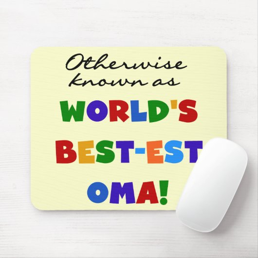 Anders Genoemd geworden T-shirts en Giften van Oma Muismat (Met muis)