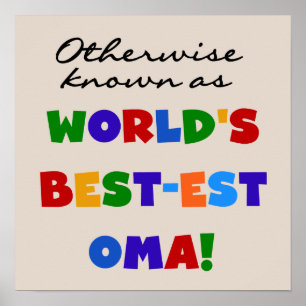 Anders Genoemd geworden T-shirts en Giften van Oma Poster