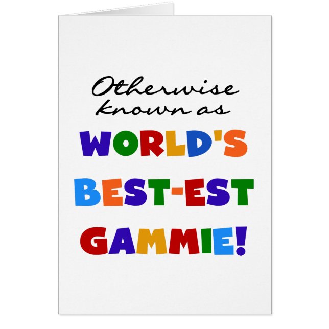 Anders Genoemd geworden T-shirts van Gammie van (Voorkant)
