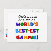 Anders Genoemd geworden T-shirts van Gammie van Briefkaart (Voorkant / Achterkant)