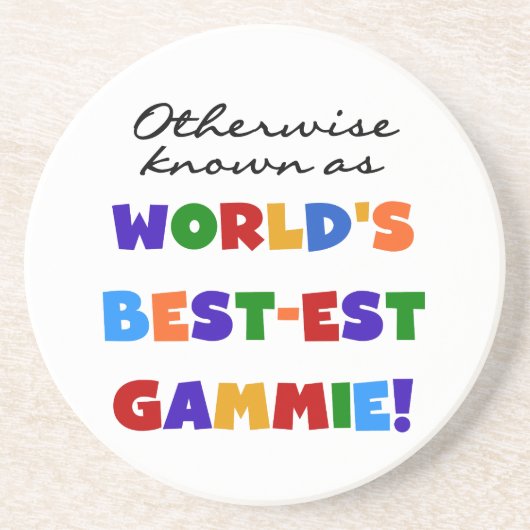 Anders Genoemd geworden T-shirts van Gammie van he Zandsteen Onderzetter (Voorkant)